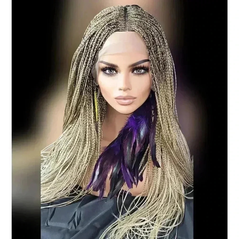 Magic Braids Wig: Premium 24" Knotless Braid Wig with Full Lace and Baby Hair -